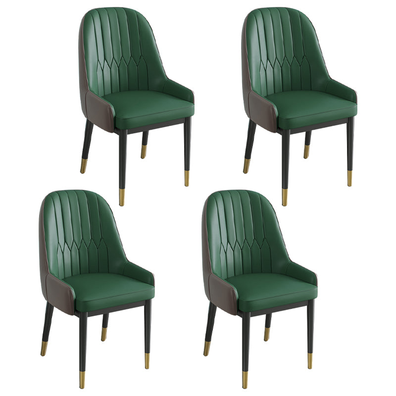 Silla de comedor de estilo escandinavo de metal Parsons Silla auxiliar de comedor para restaurante