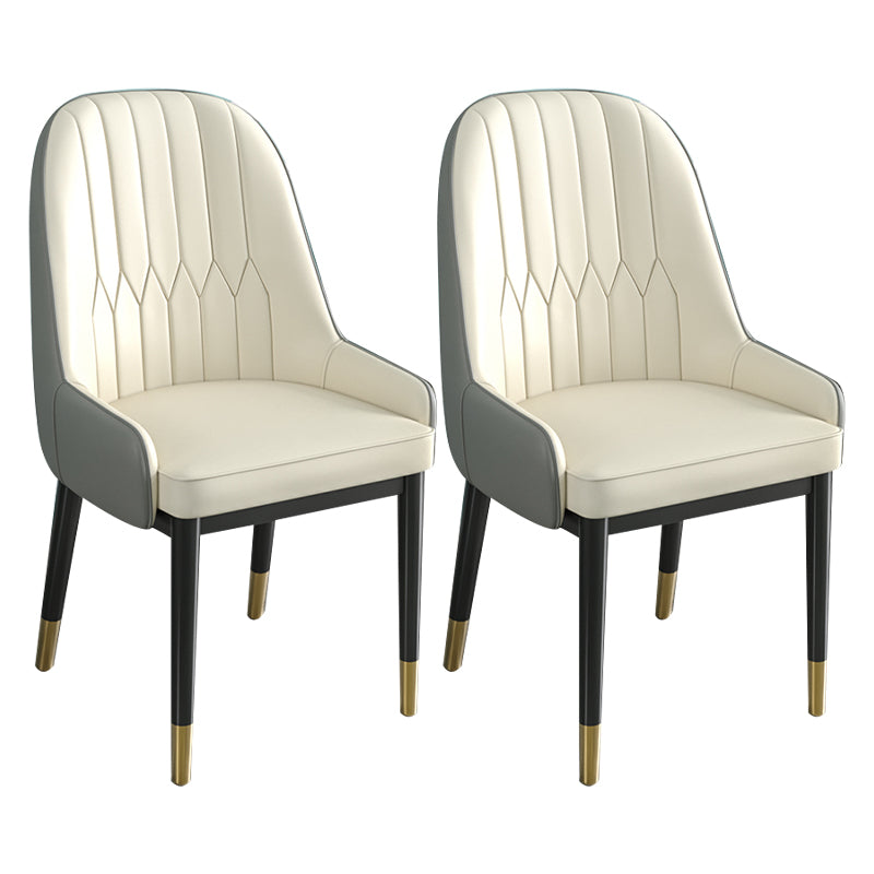 Silla de comedor de estilo escandinavo de metal Parsons Silla auxiliar de comedor para restaurante