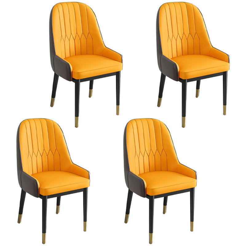 Silla de comedor de estilo escandinavo de metal Parsons Silla auxiliar de comedor para restaurante