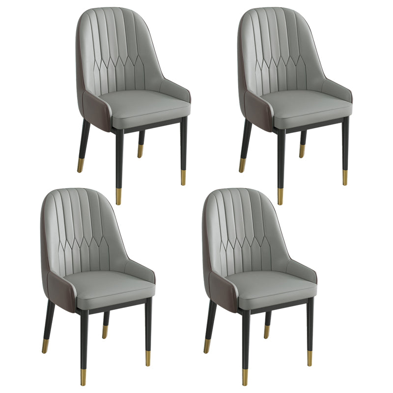Silla de comedor de estilo escandinavo de metal Parsons Silla auxiliar de comedor para restaurante