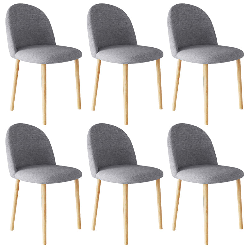 Chaise d'appoint contemporaine pour la maison, chaise de salle à manger en métal à dossier Parsons pour un usage domestique