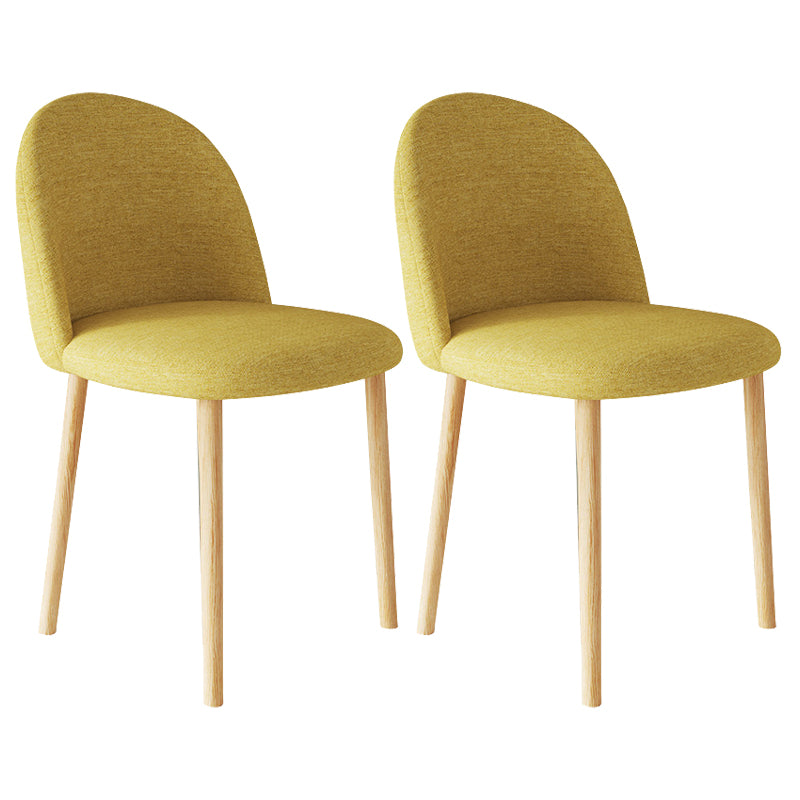 Chaise d'appoint contemporaine pour la maison, chaise de salle à manger en métal à dossier Parsons pour un usage domestique