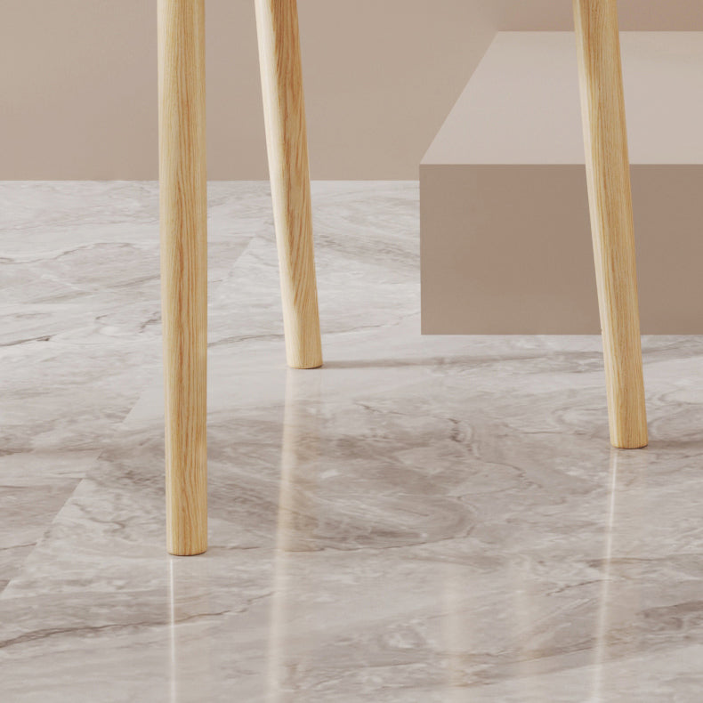 Chaise d'appoint contemporaine pour la maison, chaise de salle à manger en métal à dossier Parsons pour un usage domestique