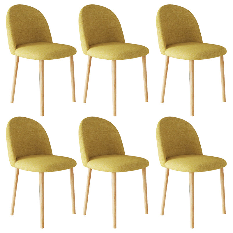 Chaise d'appoint contemporaine pour la maison, chaise de salle à manger en métal à dossier Parsons pour un usage domestique