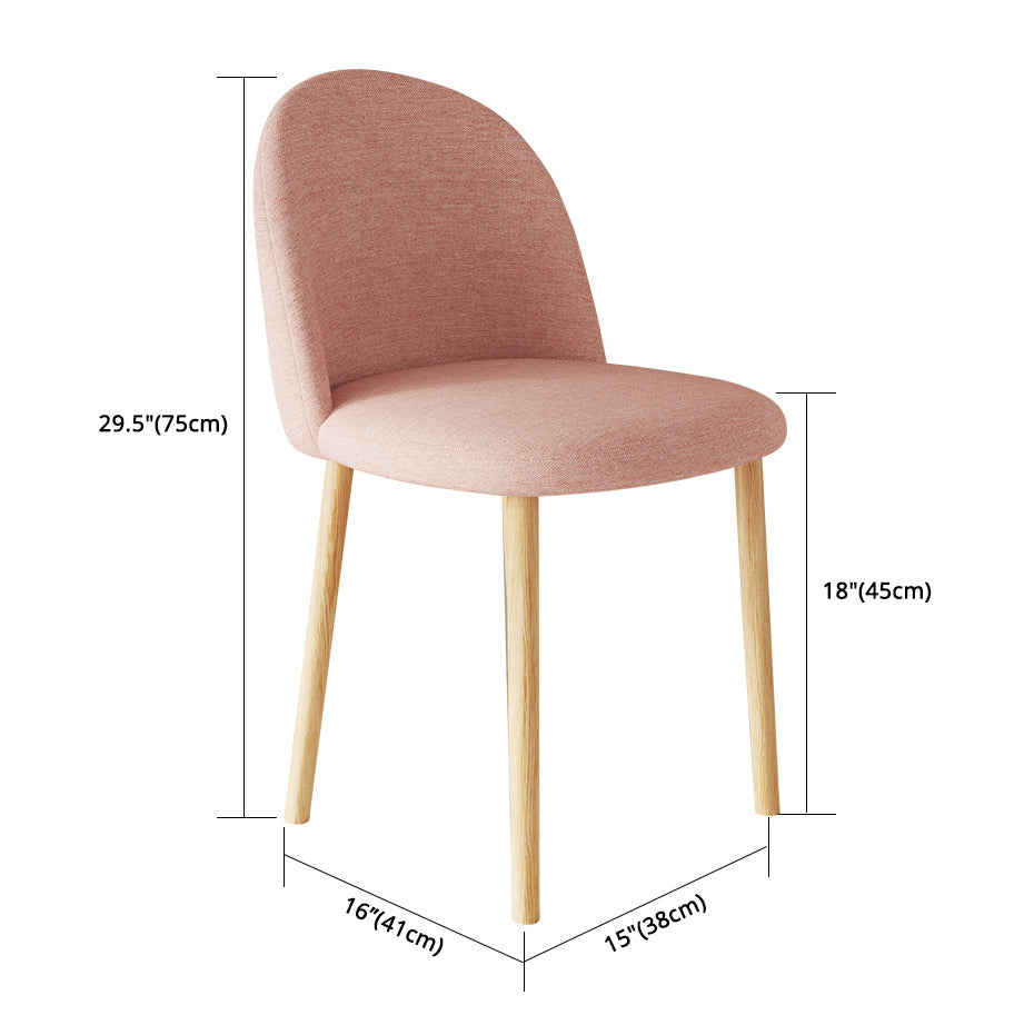 Chaise d'appoint contemporaine pour la maison, chaise de salle à manger en métal à dossier Parsons pour un usage domestique