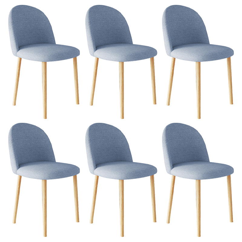 Chaise d'appoint contemporaine pour la maison, chaise de salle à manger en métal à dossier Parsons pour un usage domestique