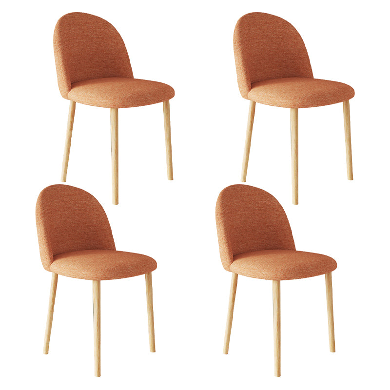 Chaise d'appoint contemporaine pour la maison, chaise de salle à manger en métal à dossier Parsons pour un usage domestique