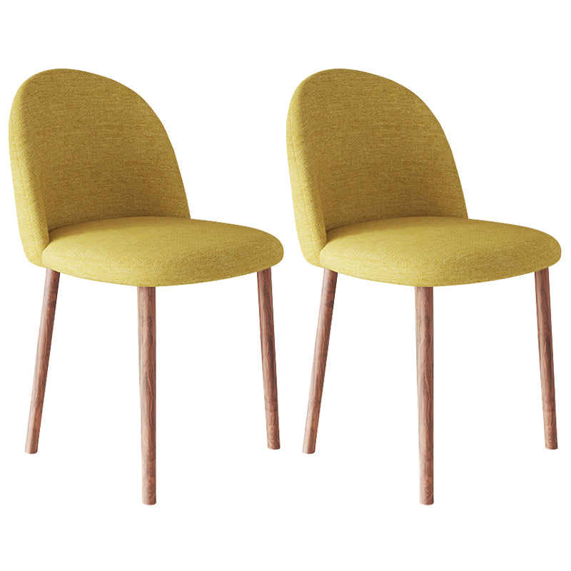 Chaise d'appoint contemporaine pour la maison, chaise de salle à manger en métal à dossier Parsons pour un usage domestique