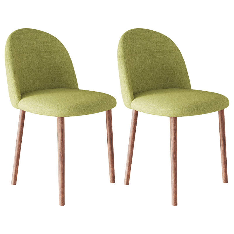 Chaise d'appoint contemporaine pour la maison, chaise de salle à manger en métal à dossier Parsons pour un usage domestique