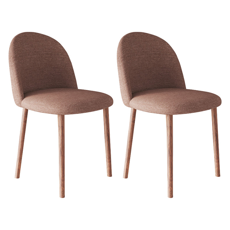 Chaise d'appoint contemporaine pour la maison, chaise de salle à manger en métal à dossier Parsons pour un usage domestique