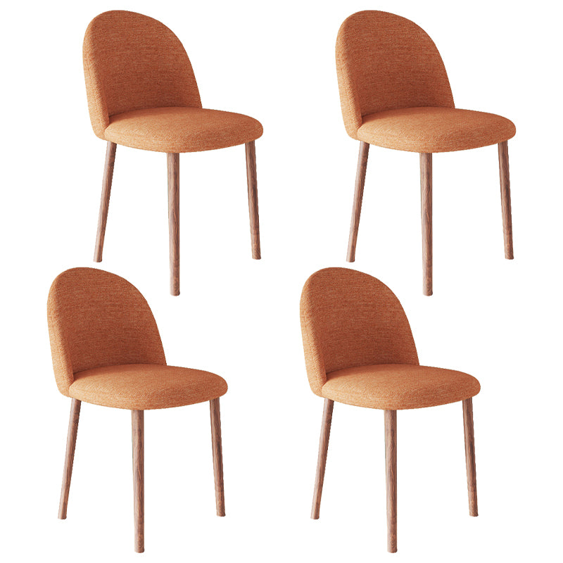 Chaise d'appoint contemporaine pour la maison, chaise de salle à manger en métal à dossier Parsons pour un usage domestique