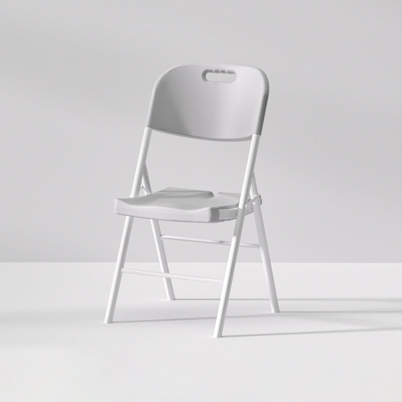 Silla de comedor de metal contemporáneo, silla lateral de comedor con respaldo abierto sin brazos para el hogar