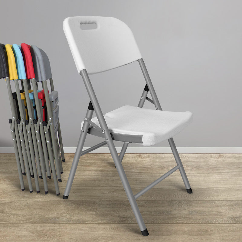 Moderne binnen-outdoor metalen stoel Home Armless Open Back Dining zijstoel