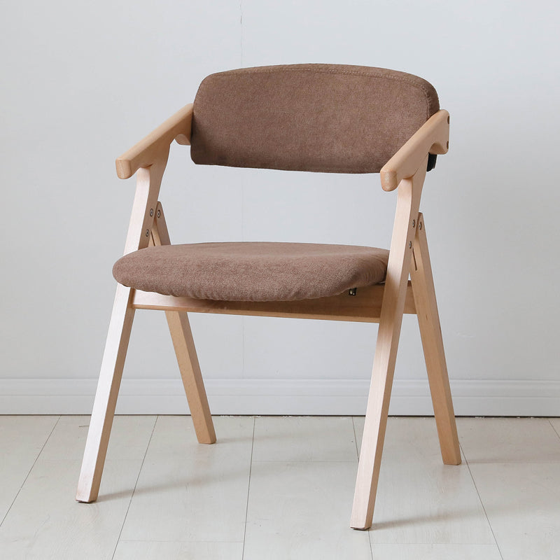 Chaises de salle à manger en bois contemporaines, fauteuil latéral à dossier ouvert, pour usage domestique