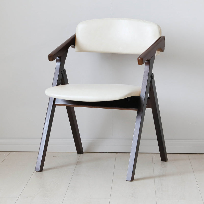 Chaises de salle à manger en bois contemporaines, fauteuil latéral à dossier ouvert, pour usage domestique