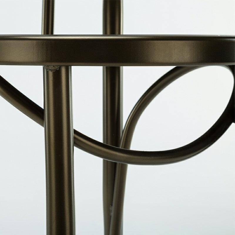 Eigentijdse stijl metalen eetkamerstoelen Windsor achter armloze stoel voor keuken
