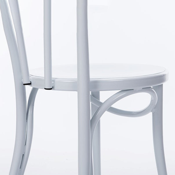 Eigentijdse stijl metalen eetkamerstoelen Windsor achter armloze stoel voor keuken