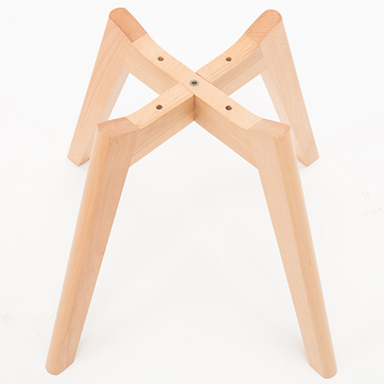 Sedie sala da pranzo in stile contemporaneo sedie solide senza braccio con gambe in legno