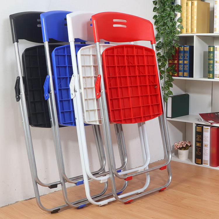 Parte posterior abierta sin brazos de la silla lateral casera plástica del metal contemporáneo que cena la silla lateral