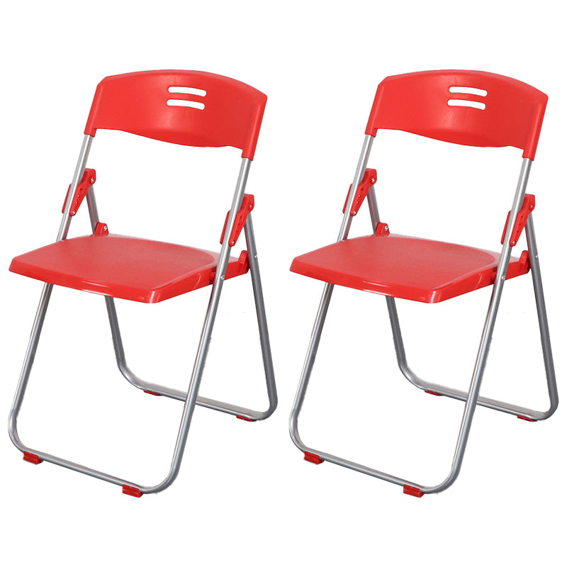 Parte posterior abierta sin brazos de la silla lateral casera plástica del metal contemporáneo que cena la silla lateral