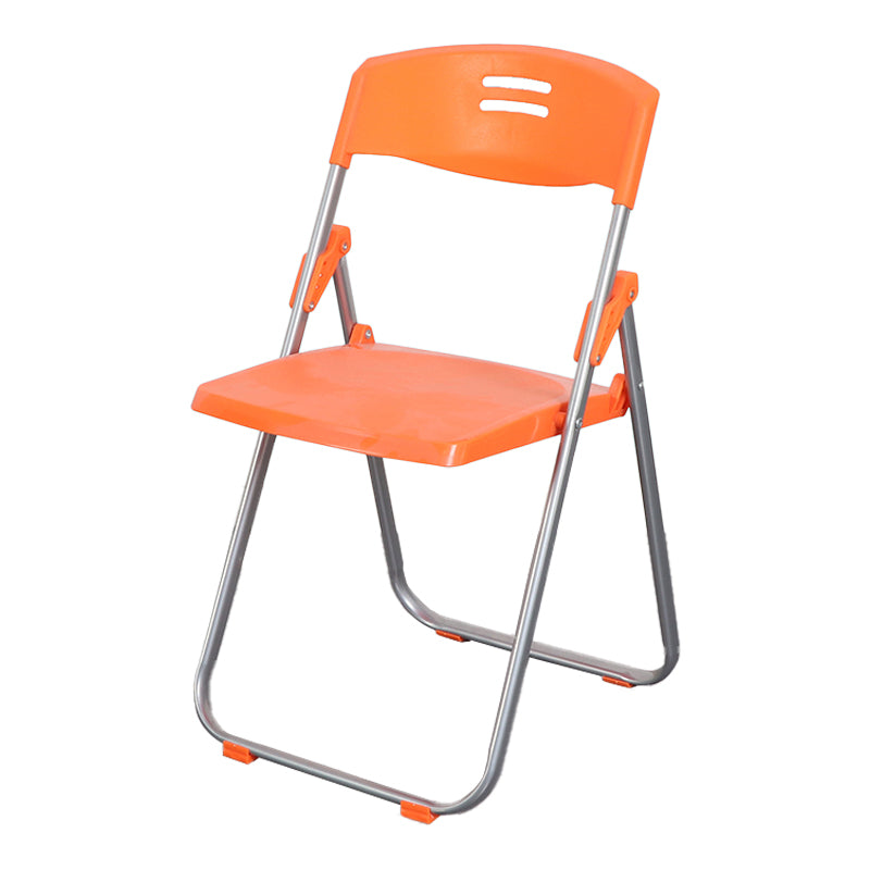 Parte posterior abierta sin brazos de la silla lateral casera plástica del metal contemporáneo que cena la silla lateral