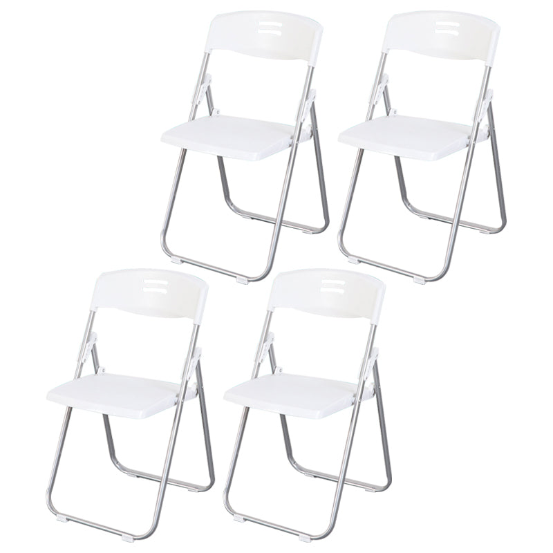 Parte posterior abierta sin brazos de la silla lateral casera plástica del metal contemporáneo que cena la silla lateral