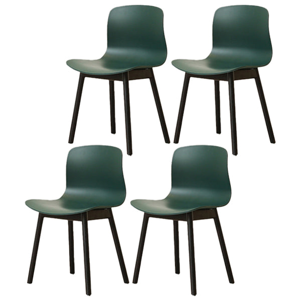 Chaises latérales arrière solides de salle à manger de cuisine de chaise en bois de hêtre de style moderne