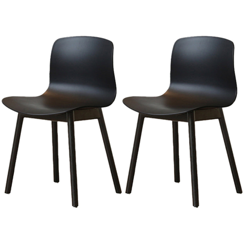 Chaises latérales arrière solides de salle à manger de cuisine de chaise en bois de hêtre de style moderne