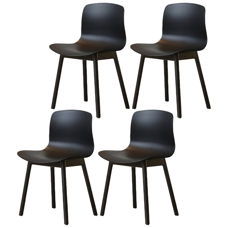 Chaises latérales arrière solides de salle à manger de cuisine de chaise en bois de hêtre de style moderne