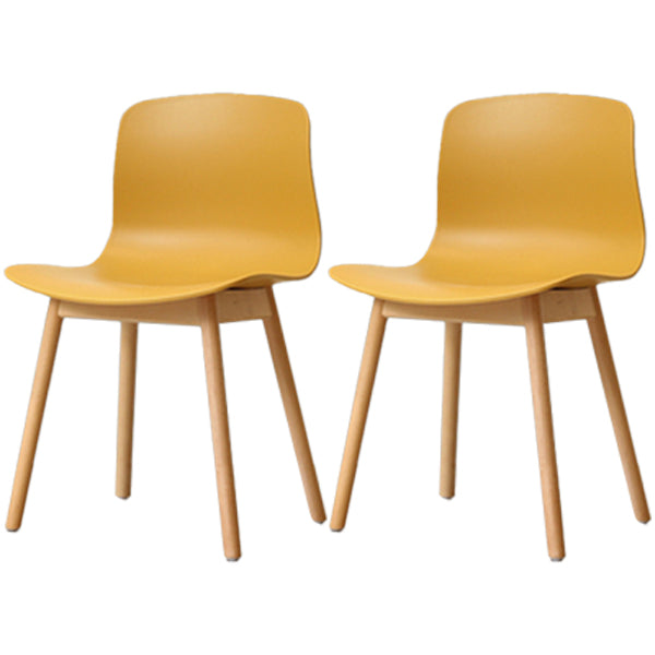 Chaises latérales arrière solides de salle à manger de cuisine de chaise en bois de hêtre de style moderne
