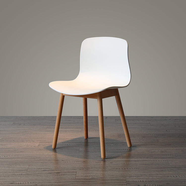 Chaises latérales arrière solides de salle à manger de cuisine de chaise en bois de hêtre de style moderne