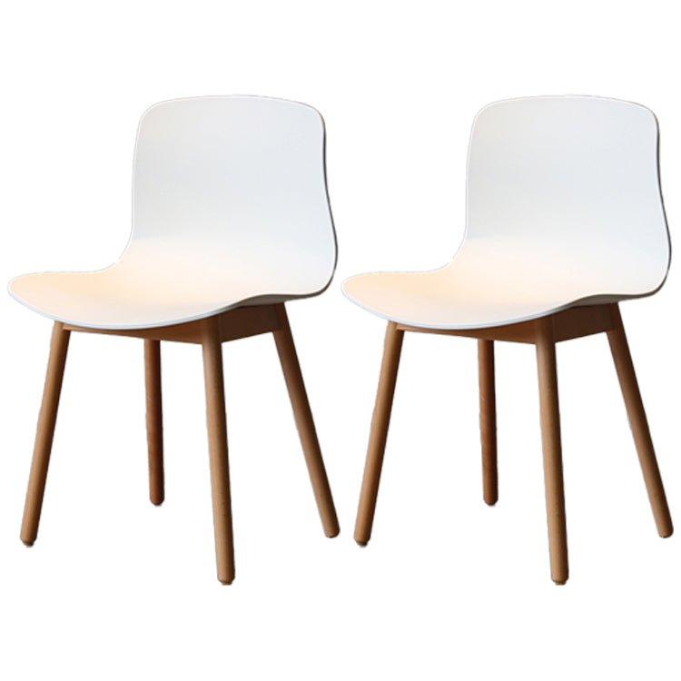 Chaises latérales arrière solides de salle à manger de cuisine de chaise en bois de hêtre de style moderne