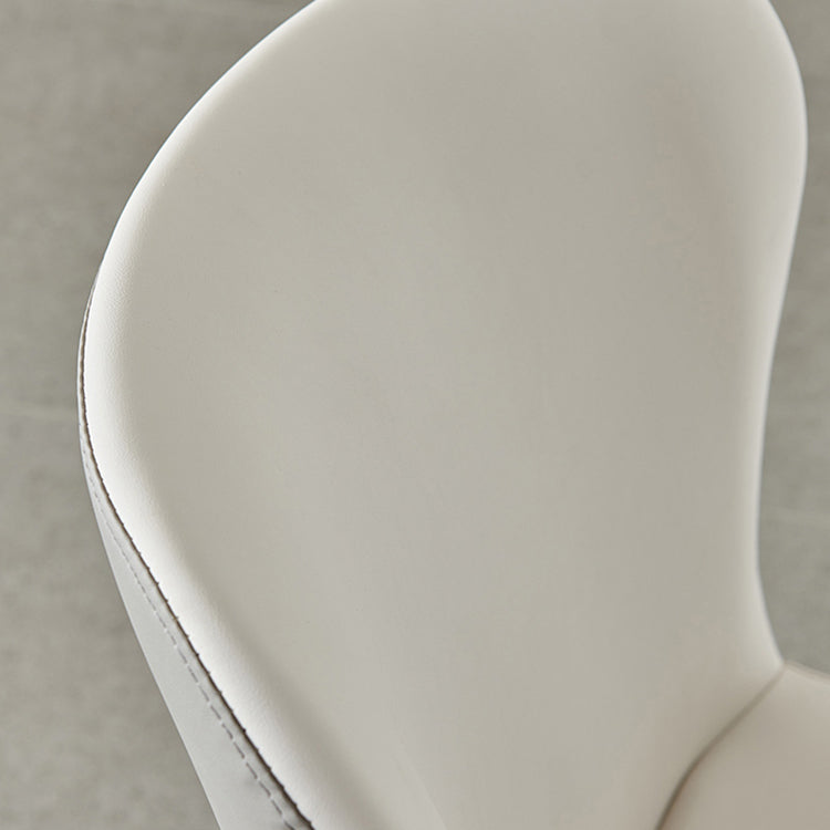 Silla de comedor de metal estilo moderno Sillas laterales sin brazos con respaldo (juego de 2)