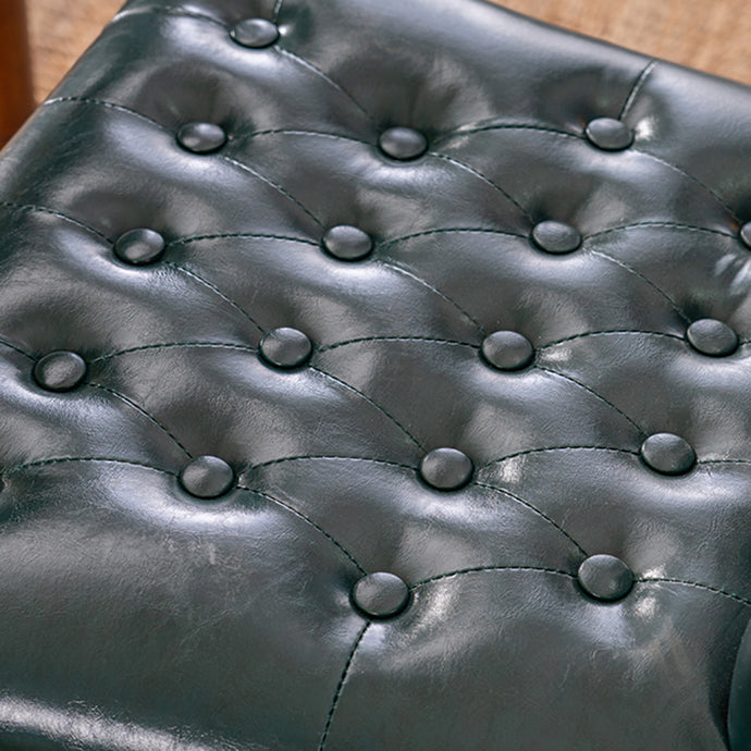 Le cuir d'unité centrale de chaises de salle à manger sans bras de pays français a tapissé dinant des chaises latérales