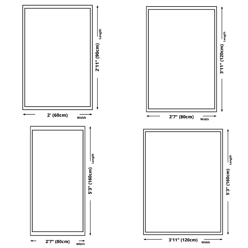 Vintage Area Carpet Traditional Indoor Rug Polyester Stain Resistant Area Rug for Living Room