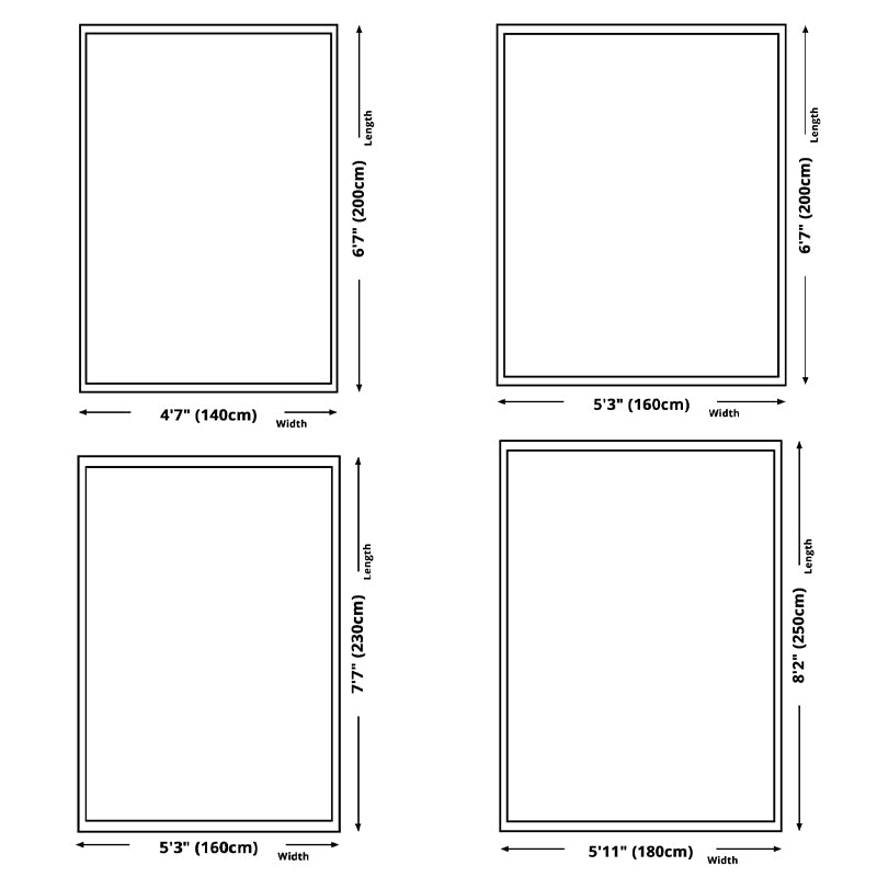 Vintage Area Carpet Traditional Indoor Rug Polyester Stain Resistant Area Rug for Living Room