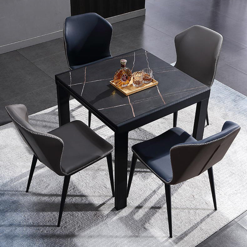 Industrial Square 35.5 '' Esstisch Stein Ausleitbare Esszimmersammlung
