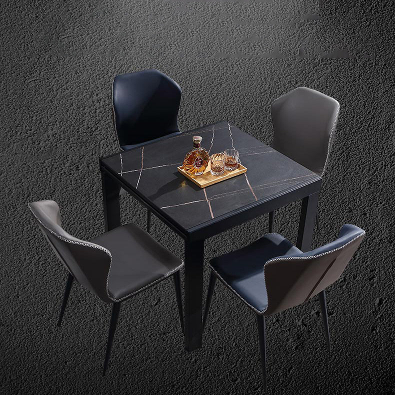 Industrial Square 35.5 '' Esstisch Stein Ausleitbare Esszimmersammlung