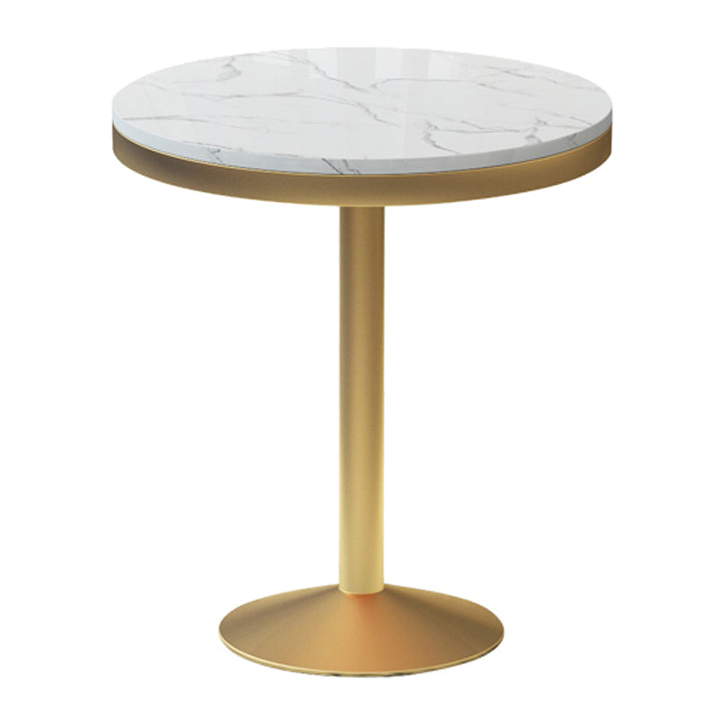 Round Dining Site Table Traditional Luxury Stone Dining Room Collection for Indoor