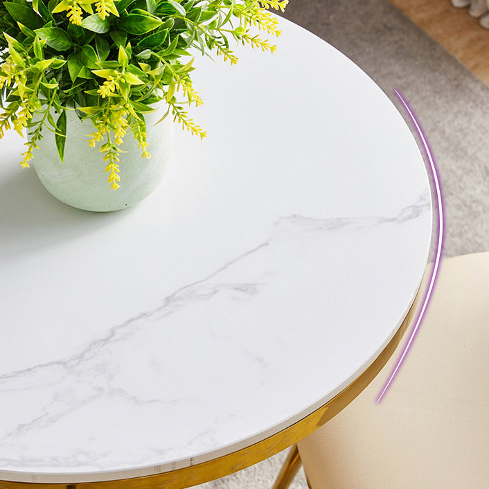 Ronde tafel Dinettetafel Traditionele luxe eetkamertafel voor binnen