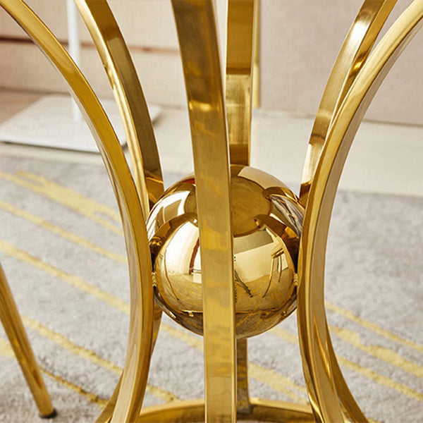 Ronde tafel Dinettetafel Traditionele luxe eetkamertafel voor binnen