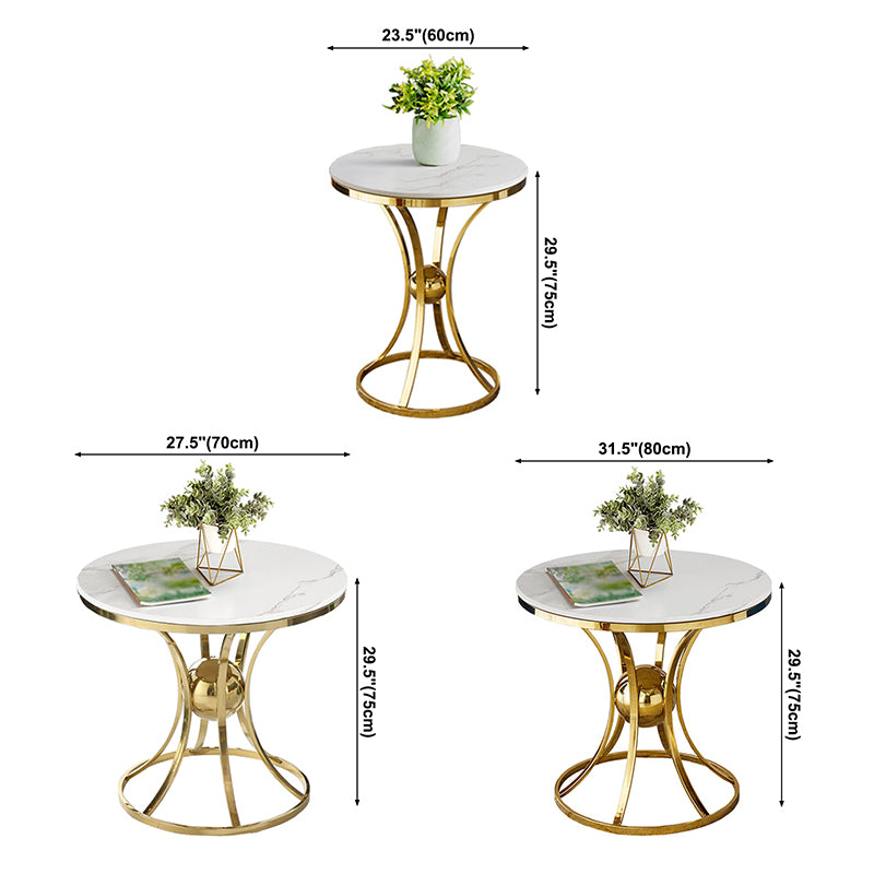 Ronde tafel Dinettetafel Traditionele luxe eetkamertafel voor binnen