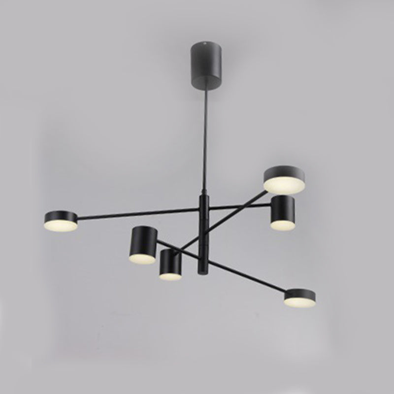 Moderne stijl LED kroonluchter licht Multi Light Metal hanglamp voor woonkamer