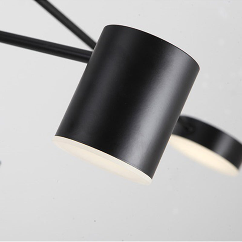 Moderne stijl LED kroonluchter licht Multi Light Metal hanglamp voor woonkamer