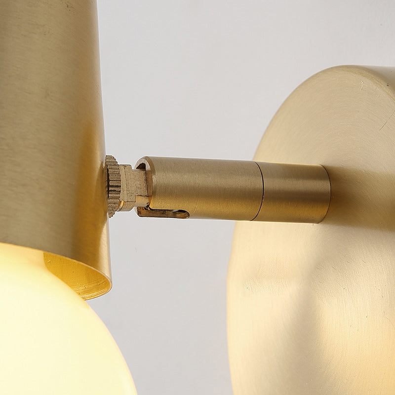 Lámpara de pared posmoderna de lámparas de drogadictos dorados para sala de estar para sala de estar de dormitorio