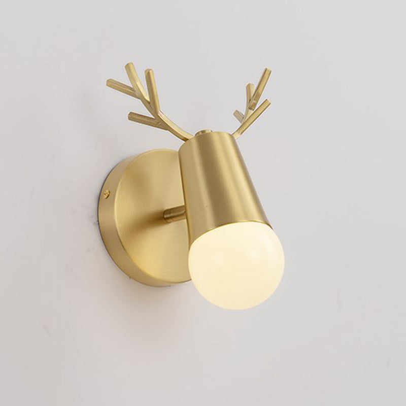 Lampade a sconde Golden Postmodern Lampada a parete multipla per soggiorno camera da letto