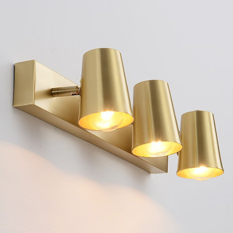 Lampade a sconde Golden Postmodern Lampada a parete multipla per soggiorno camera da letto