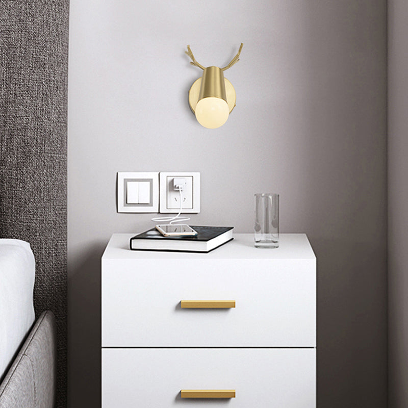 Lampade a sconde Golden Postmodern Lampada a parete multipla per soggiorno camera da letto