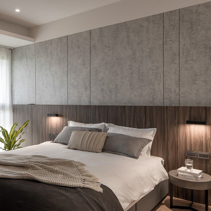 Lámpara de pared geométrica de hierro lacado de pared LED moderno de moda con sombra acrílica