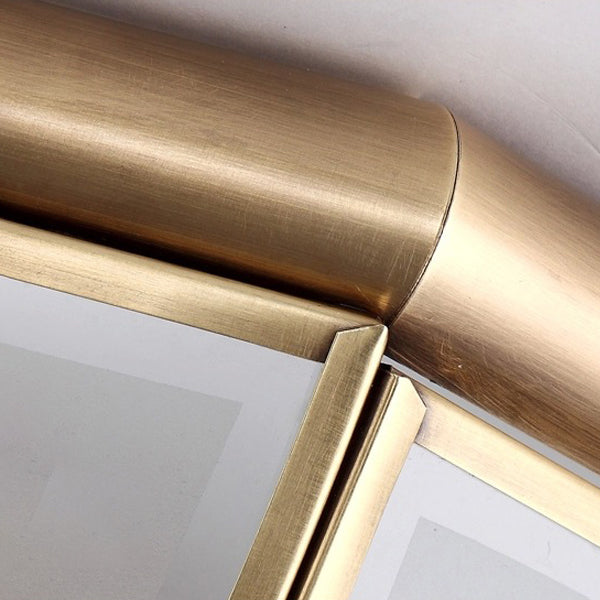 Colonial Classic Ceiling Fixture Copper Bowl Ceiling Light with White Glass Shade